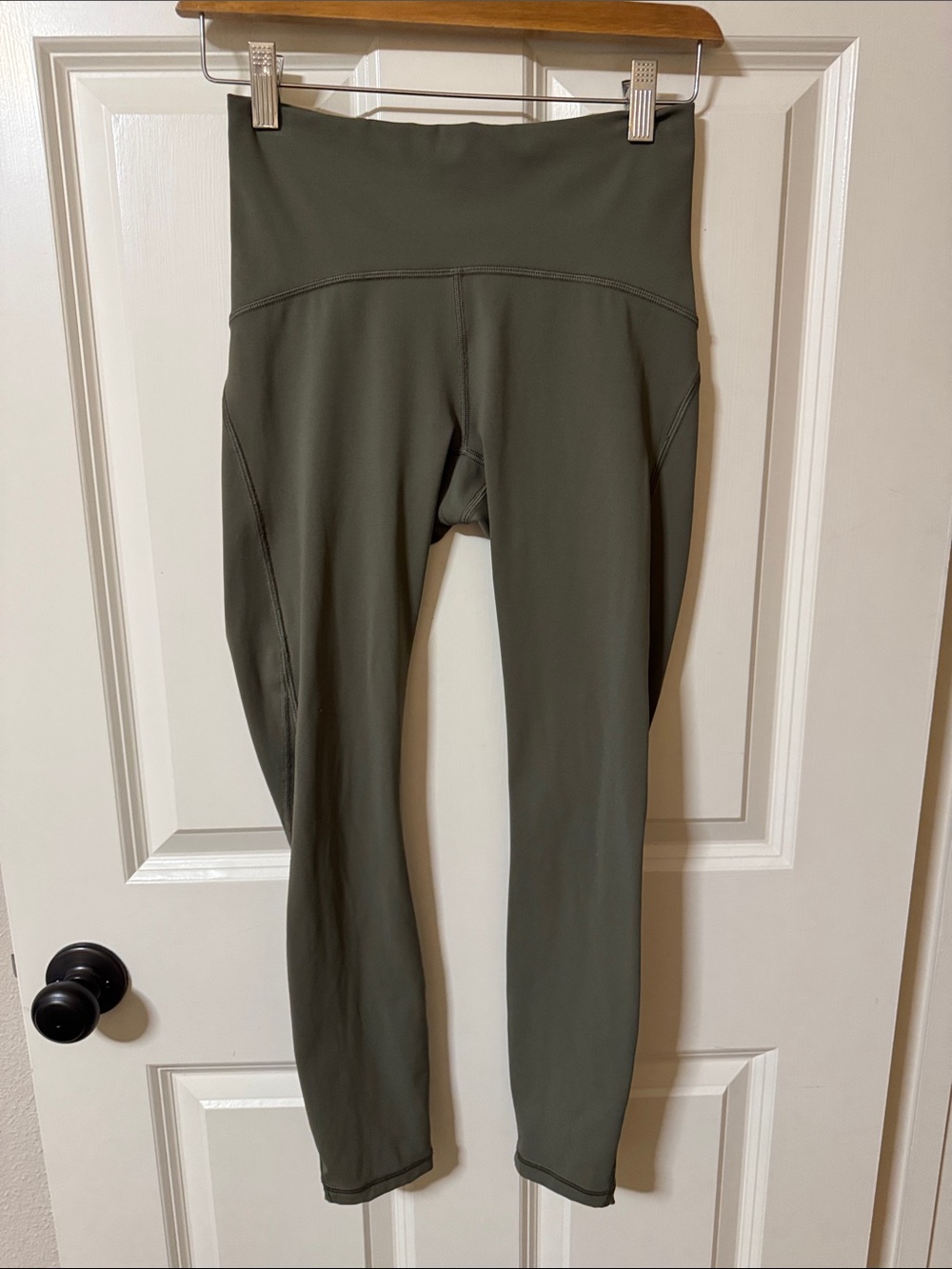 lululemon athletica Wunder Under High-Rise Leggings in Carob Brown (muted olive)